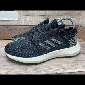 Adidas Pure Boost Go B75822 Black Gray Running Shoes Sneaker Women Sz 7 Preowned